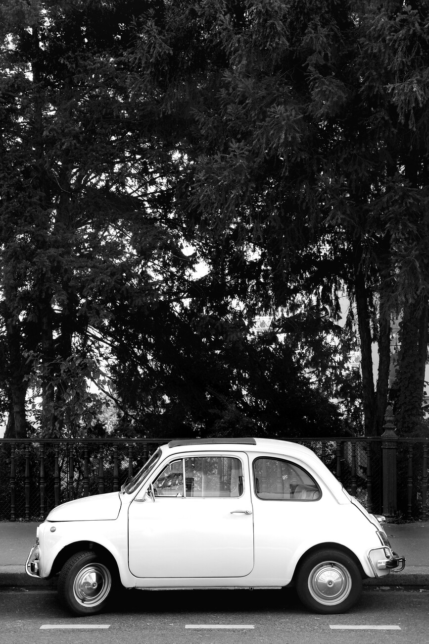 Pictufy Studio Umělecká fotografie Mini Car Baw, Pictufy Studio, (26.7 x 40 cm)