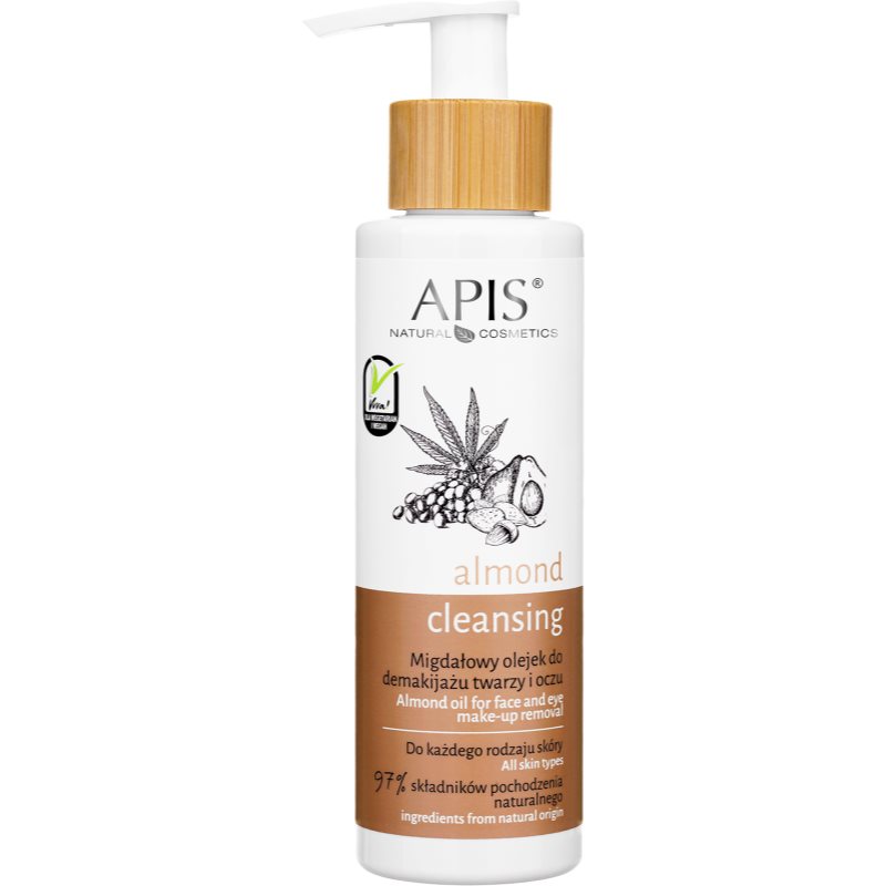 Apis Natural Cosmetics Almond čisticí a odličovací olej 150 ml