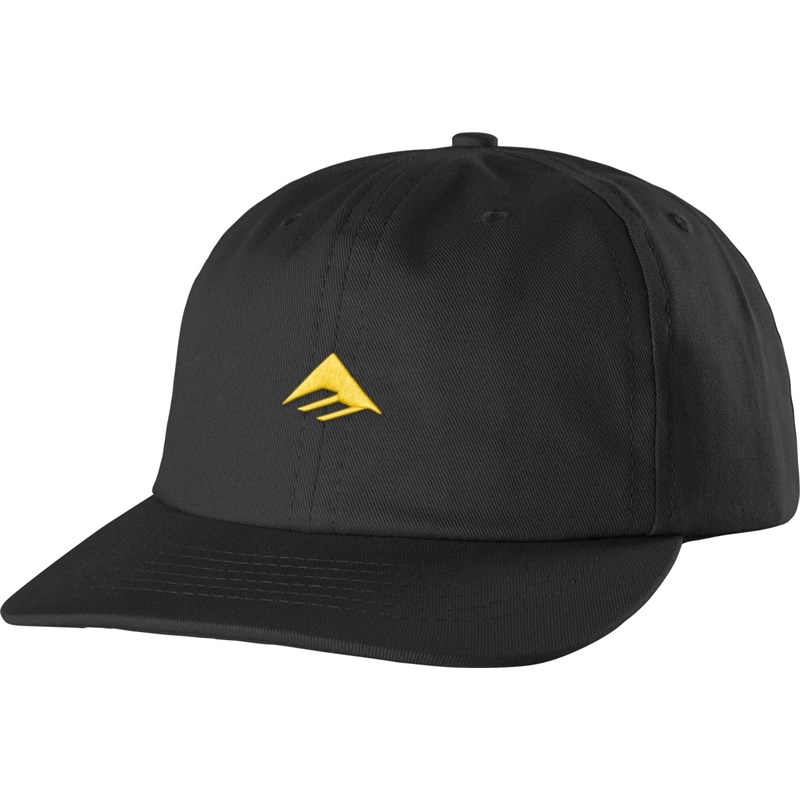 kšiltovka EMERICA - Micro Triangle Hat Black (001)