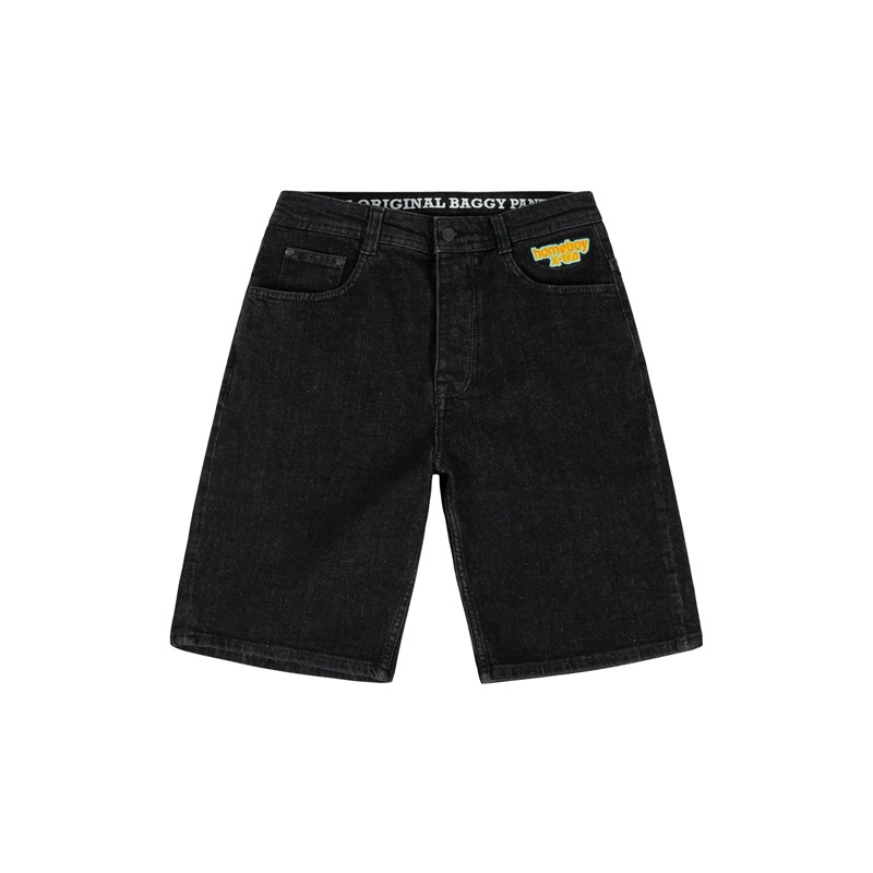 kraťasy HOMEBOY - x-tra Baggy Denim Shorts Washed Black (WASHED BLACK-84) velikost: 31