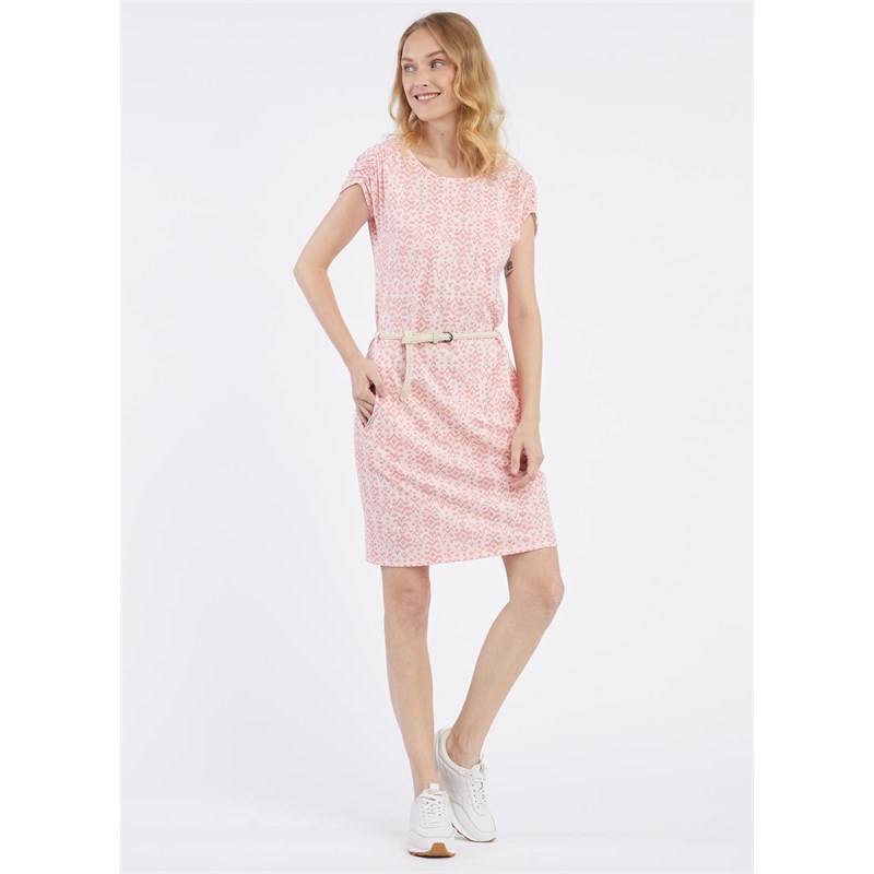 šaty RAGWEAR - Palomina Ikat Light Pink (4063)