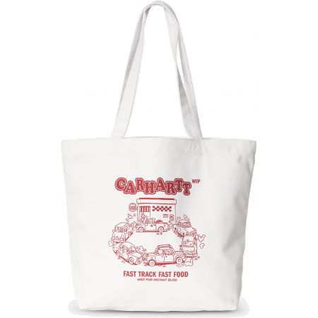 Taška Carhartt Wip Canvas Graphic - Bílá - Univerzální