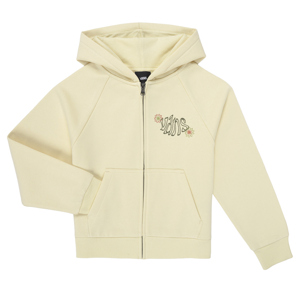 Vans  BUTTERFLY COCOON ZIP HOODIE ALMOND  Béžová