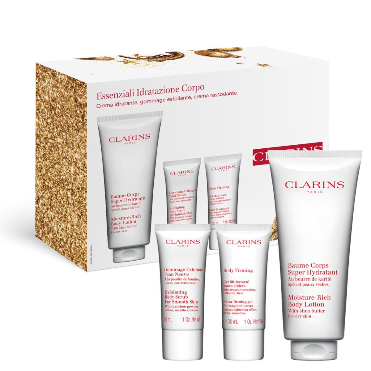 Clarins Dárková sada tělové péče Moisture-Rich Body Set