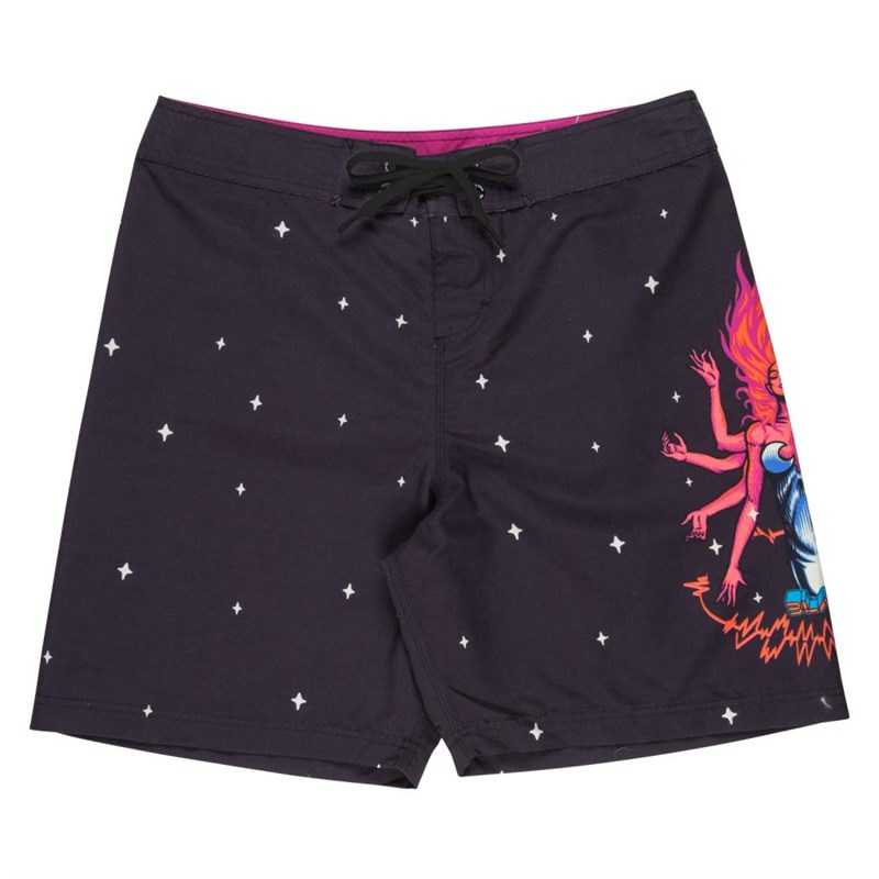 koupáky SANTA CRUZ - Johnson Danger Zone 2 Boardshort Black (BLACK)