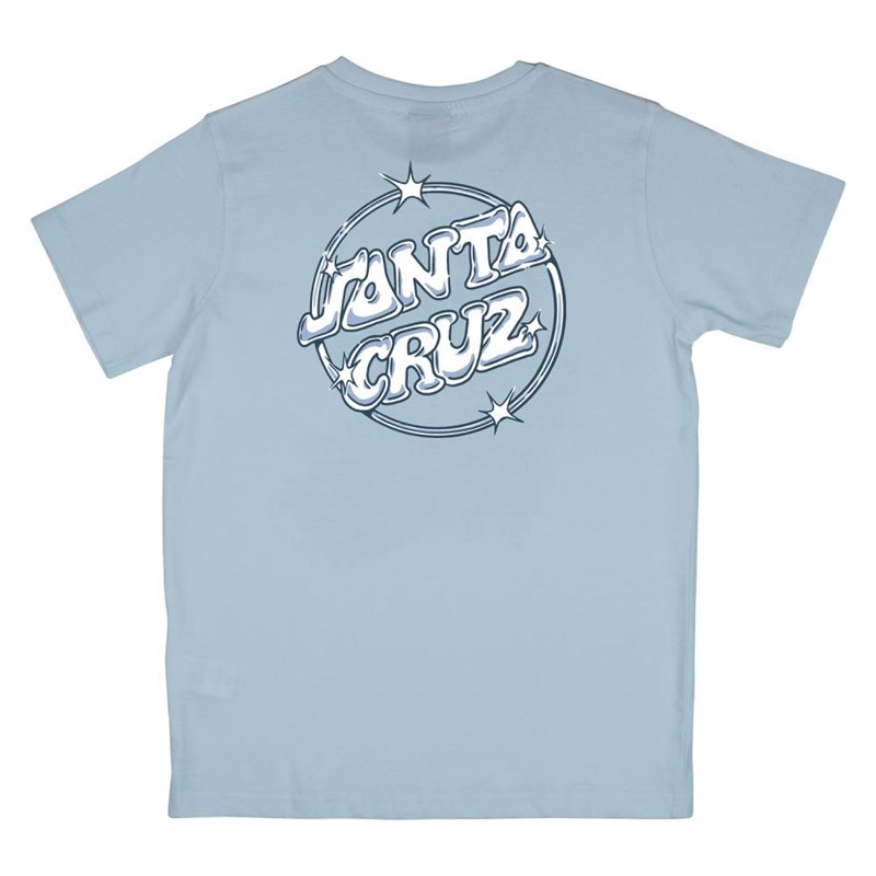 triko SANTA CRUZ - Youth Glint Dot T-Shirt Sky Blue (SKY BLUE)