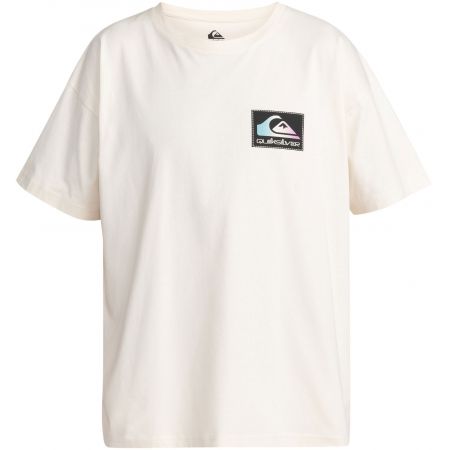 Triko Quiksilver Back Flash S/S - Bílá - L