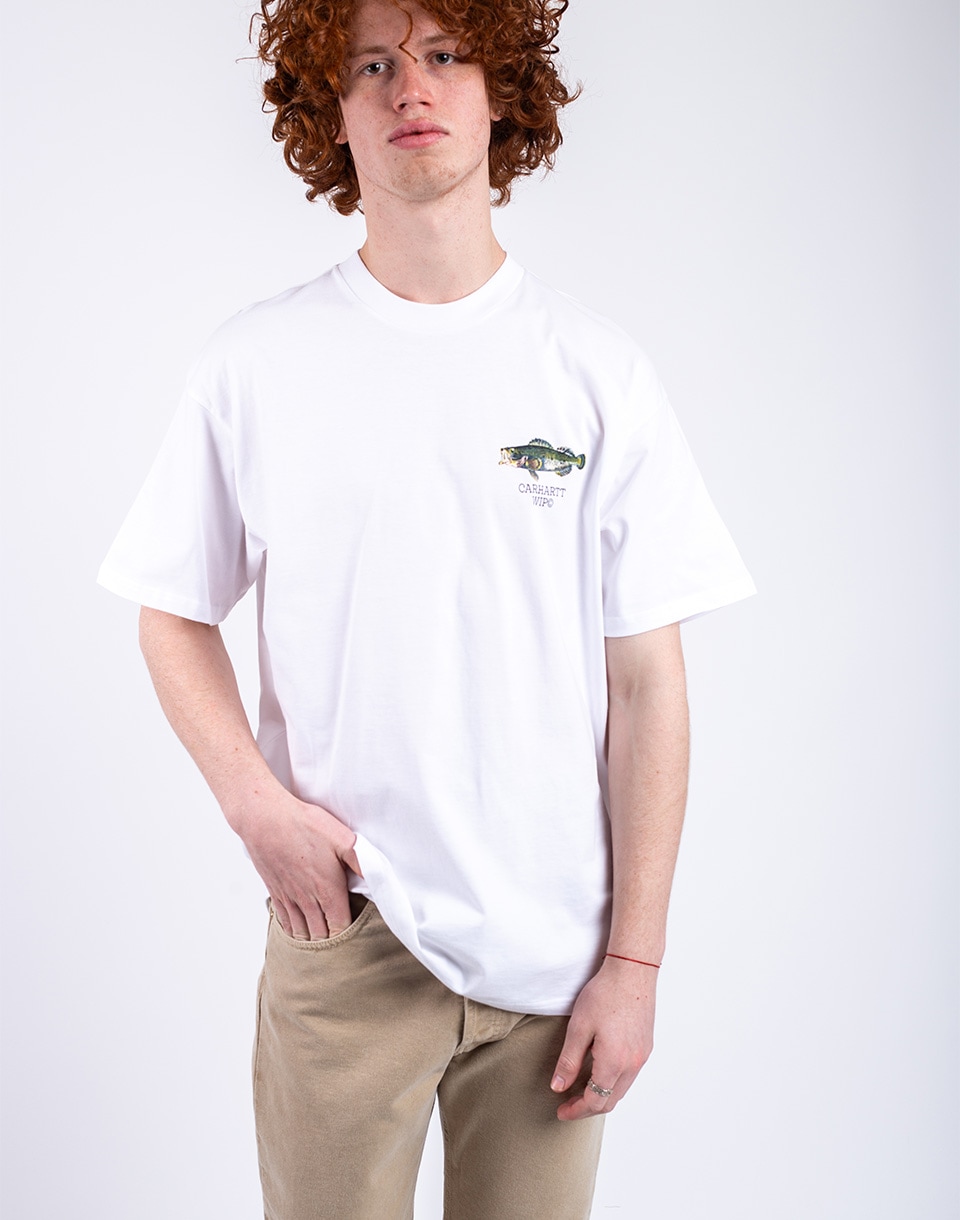Carhartt WIP S/S Fish T-Shirt White S