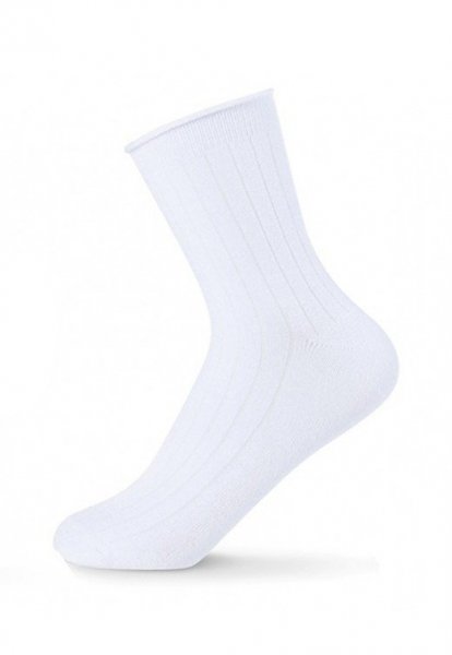 Be Snazzy SK-69 Proužek beztlakové Dámské ponožky 36-41 bílá