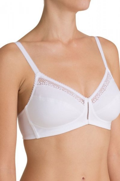 Triumph Cotton Beauty N bílá Podprsenka měkká 85C bílá