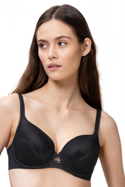 Triumph Wild Rose černá Podprsenka vyztužená 70F černá