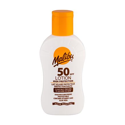 Malibu Lotion SPF 50 opalovací mléko s aloe vera 100 ml