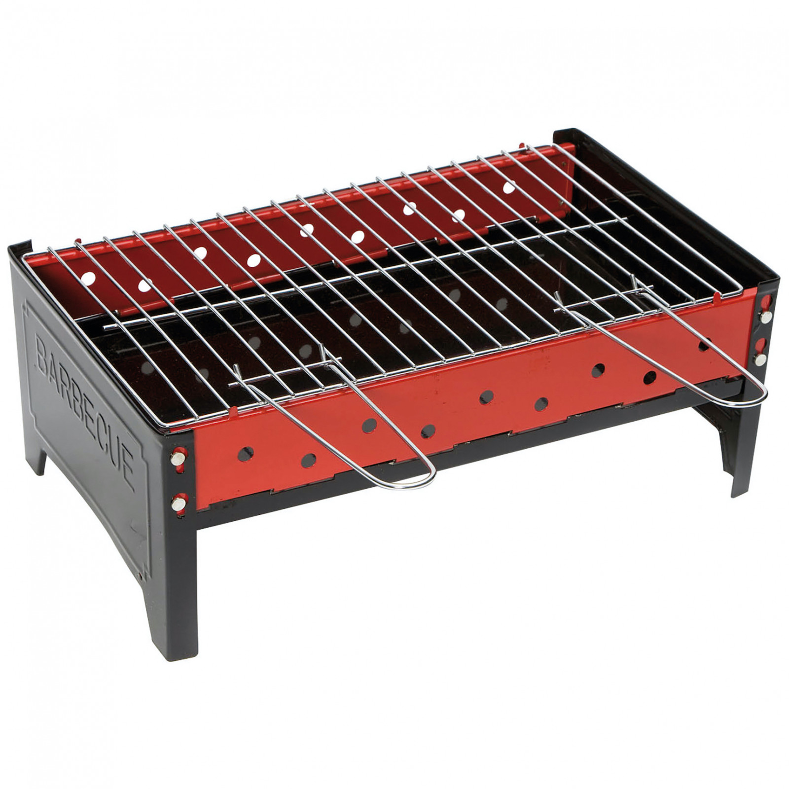 Gril na dřevěné uhlí Bo-Camp Barbecue Compact Barva: černá/červená