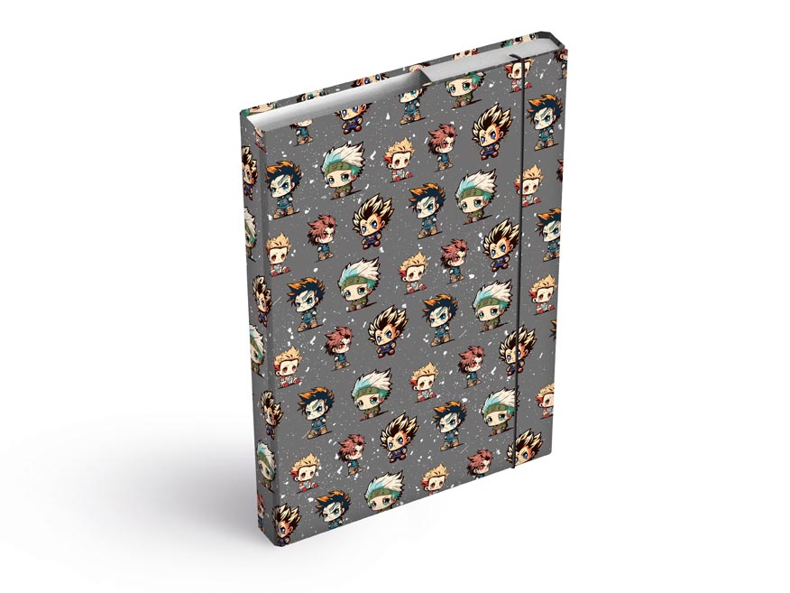 MFP 8021061 Desky na sešity box A5 Anime Mascots