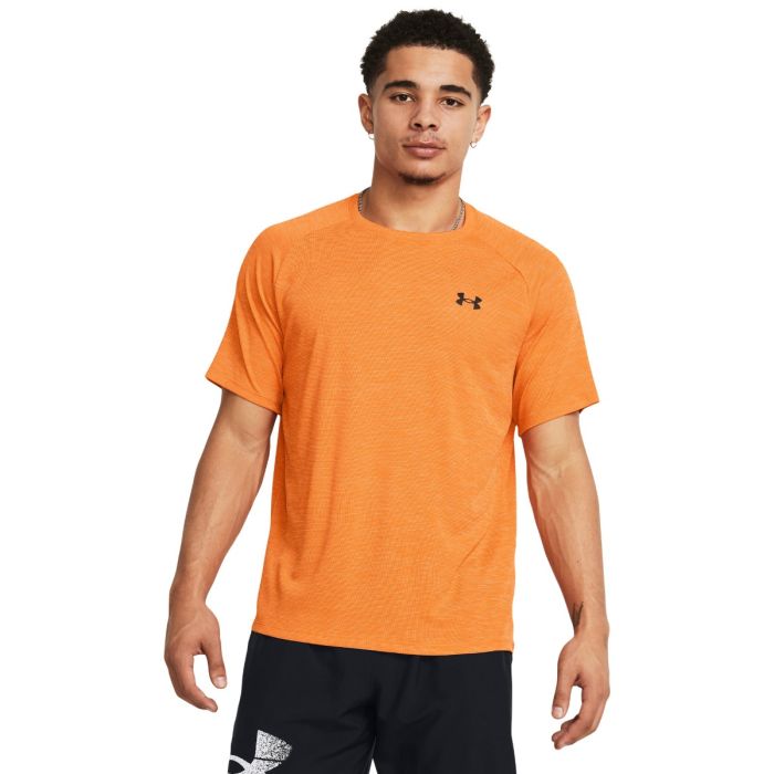 Triko Tech Textured SS Orange XXL - Under Armour