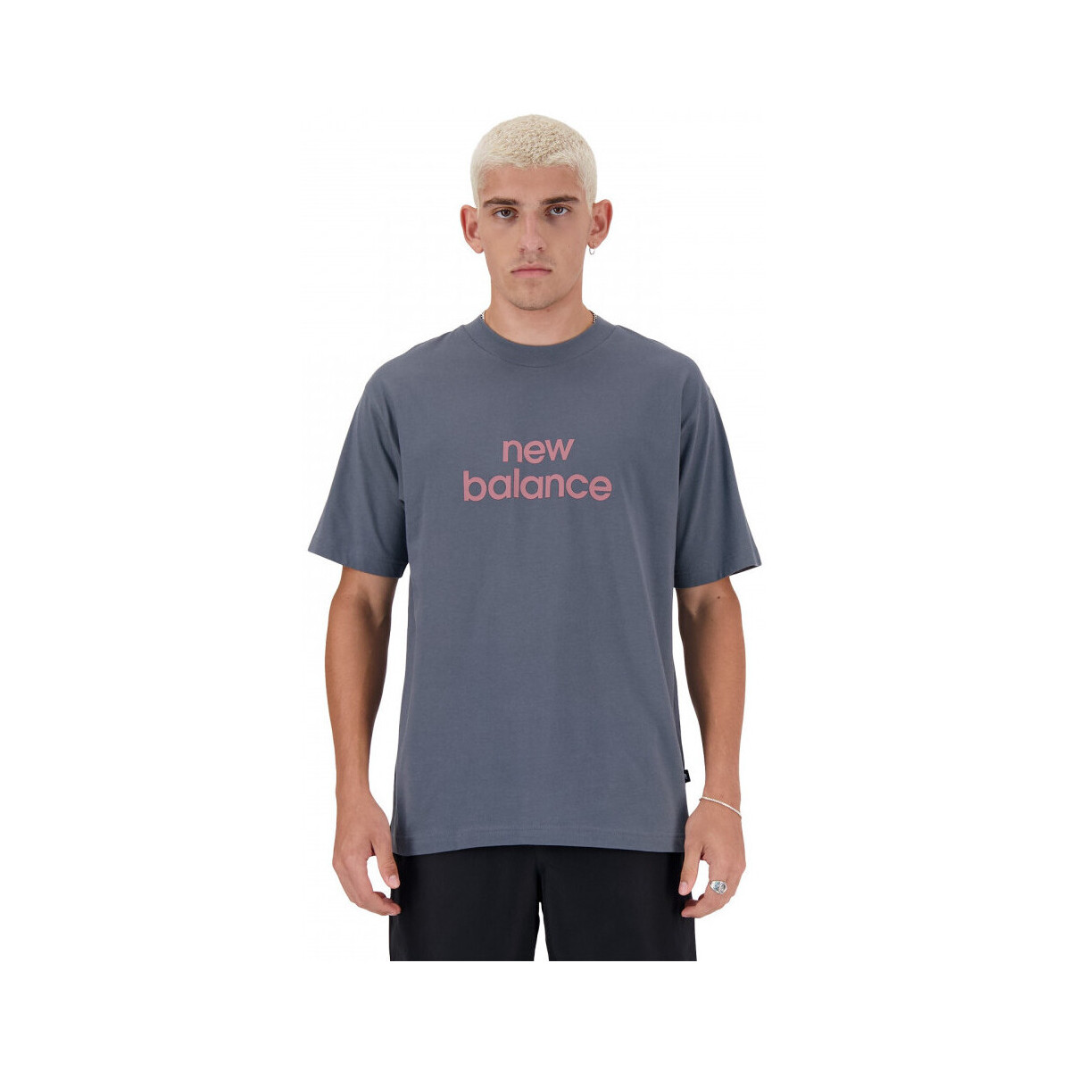 New Balance  Sport essentials linear t-shirt  Modrá