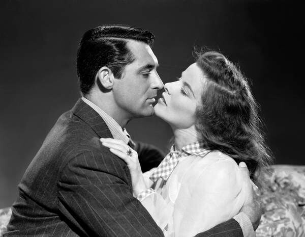 BRIDGEMAN IMAGES Umělecká fotografie Cary Grant And Katharine Hepburn, (40 x 30 cm)