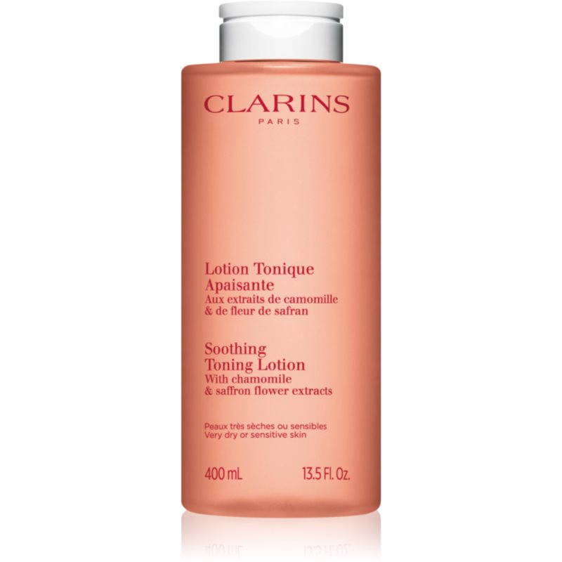 Clarins Cleansing Soothing Toning Lotion čisticí a zklidňující tonikum pro citlivou a suchou pleť 400 ml