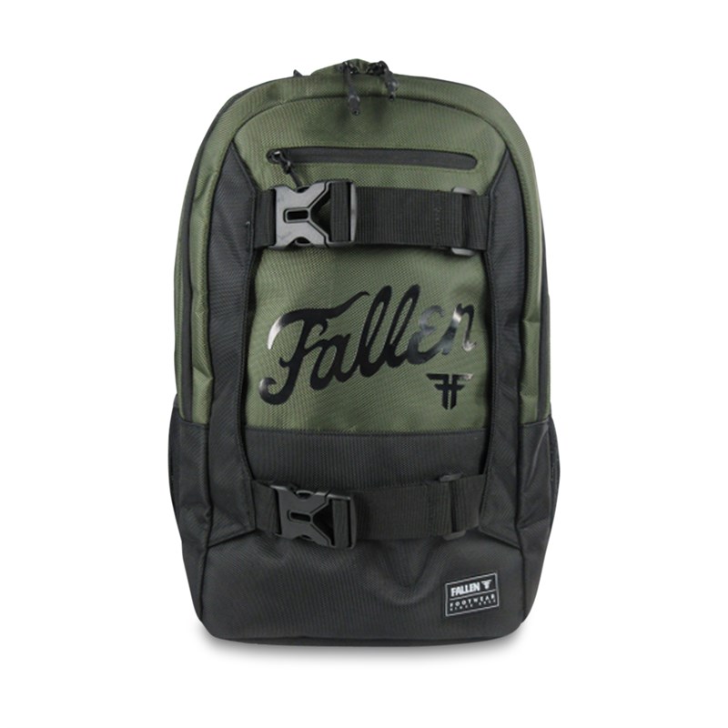 batoh FALLEN - Board Backpack. Olive Black (OLIVE-BLACK)