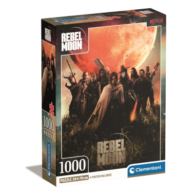 Clementoni - Puzzle 1000 Netflix rebel moon - Compact