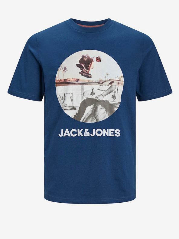 Jack & Jones Navin Triko Modrá