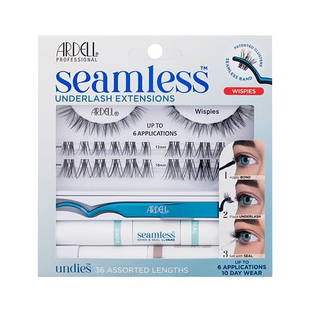 Ardell Seamless Underlash Extensions Wispies : trsové řasy Wispies 36 ks + lepidlo Duo Bond & Seal 8,7 g + odstraňovač lepidla Duo Remover 5 g + aplikátor 1 ks