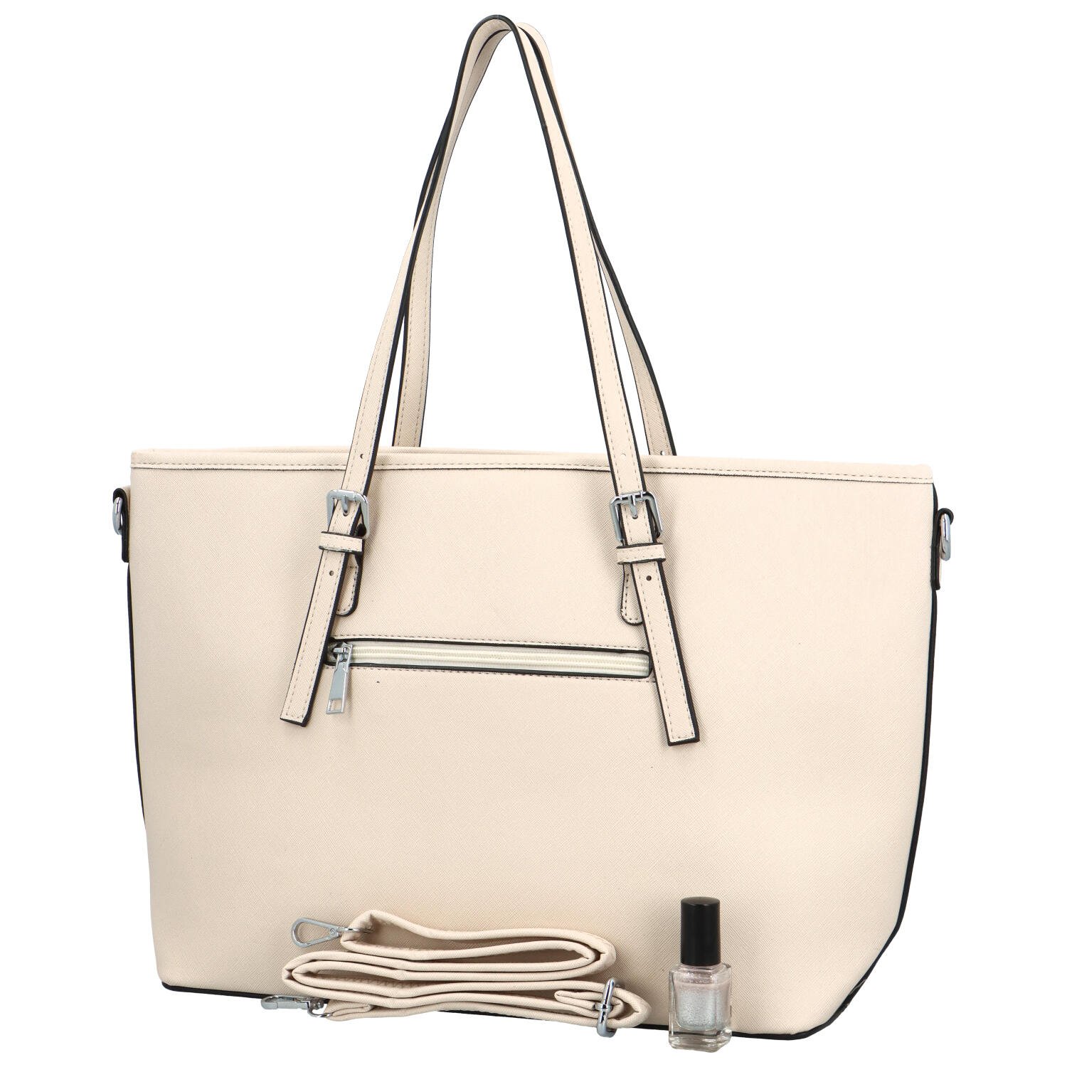 Luxusní dámská kabelka přes rameno Rimissa, béžová