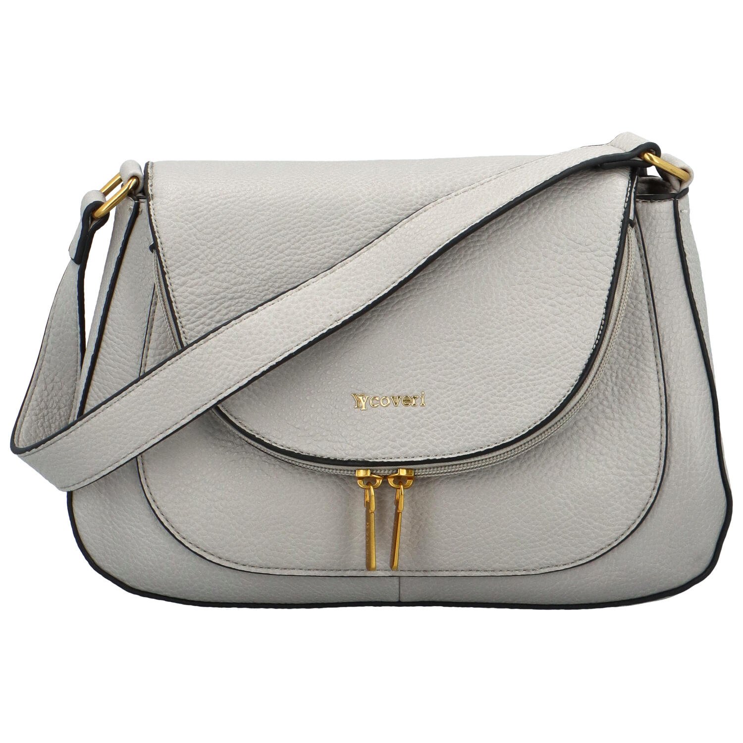 Stylová dámská crossbody Berthilda, šedá