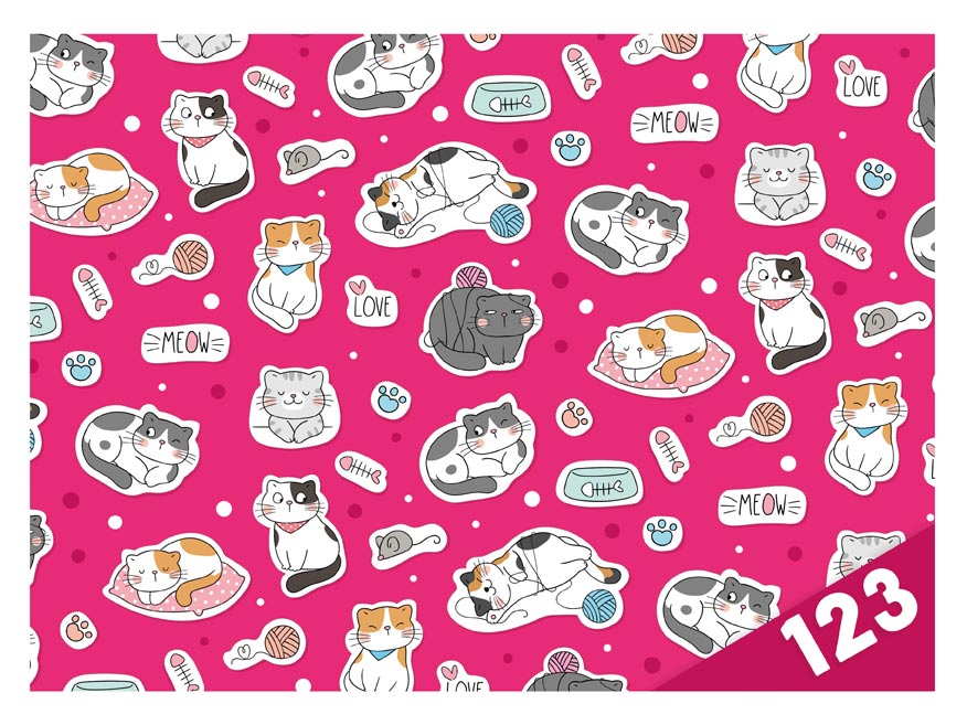 MFP 8021080 Desky na číslice Cats