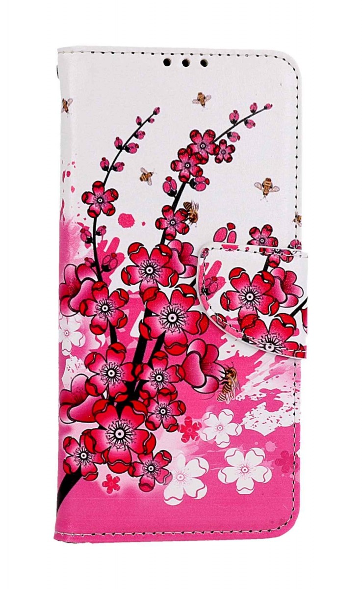 Pouzdro TopQ Xiaomi Redmi Note 13 Pro knížkové Kytičky 121394