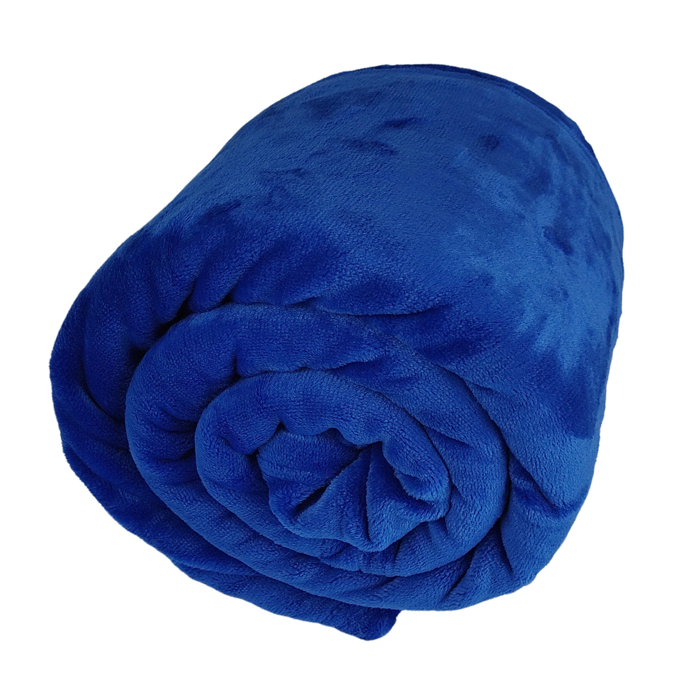 Deka přikrývka Fleece mikrovlákno 150x200 cm modrá