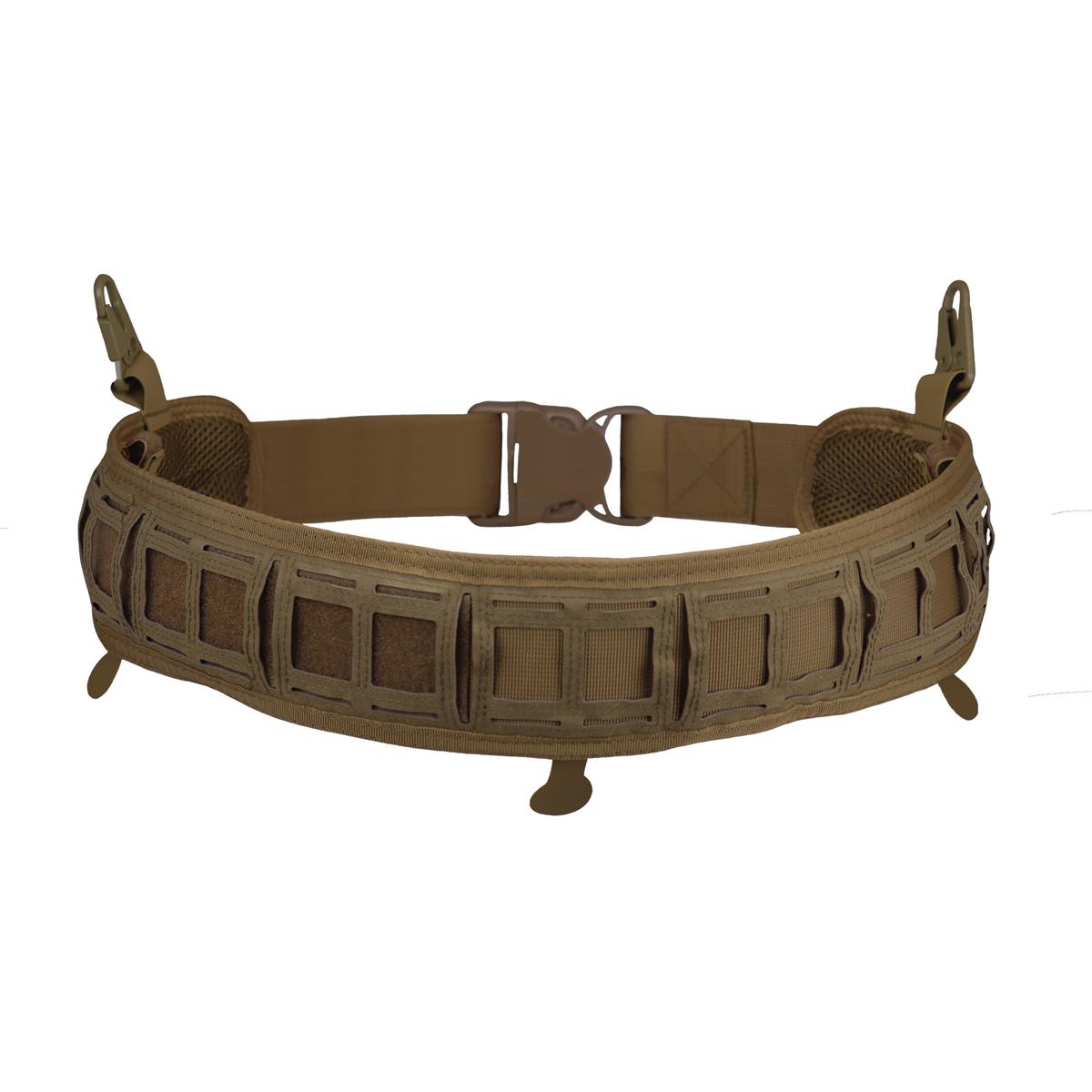 Taktický nosný pás hnědý Tajpan Tactical Belt Cordura® Laser Molle CMG® Coyote