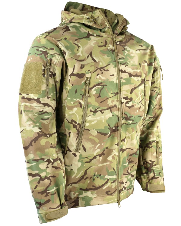 Bunda Softshell PATRIOT Tactical Jacket BTP MultiCam Kombat® Tactical Velikost: XL