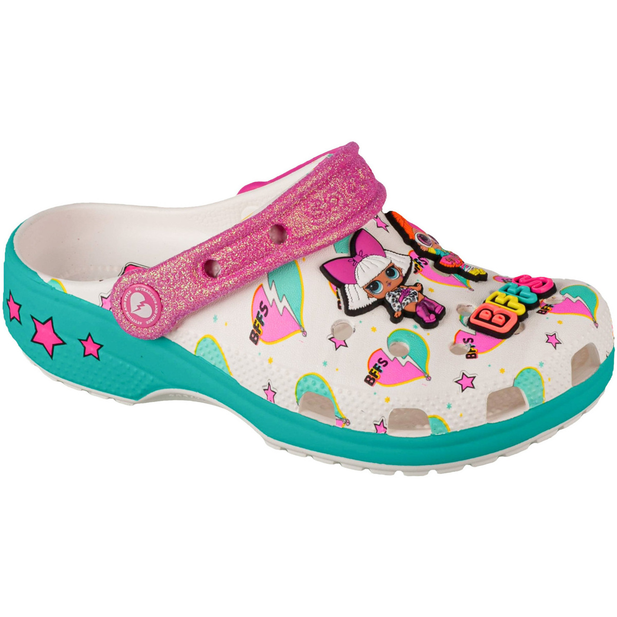 Crocs  LOL Surprise BFF Girls Classic Clog  Bílá