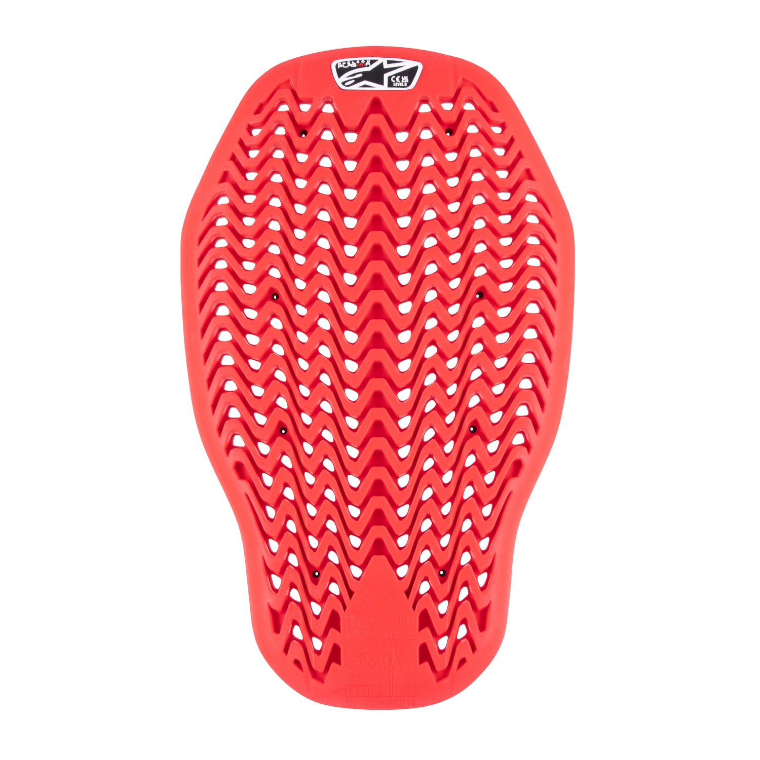 páteřový chránič NUCLEON PLASMA vkládací certifikace CE2, ALPINESTARS (červená/černá) 2024