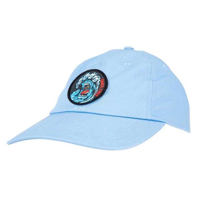 kšiltovka SANTA CRUZ - Youth Screaming Wave Cap Youth Cap Sky Blue (SKY BLUE)