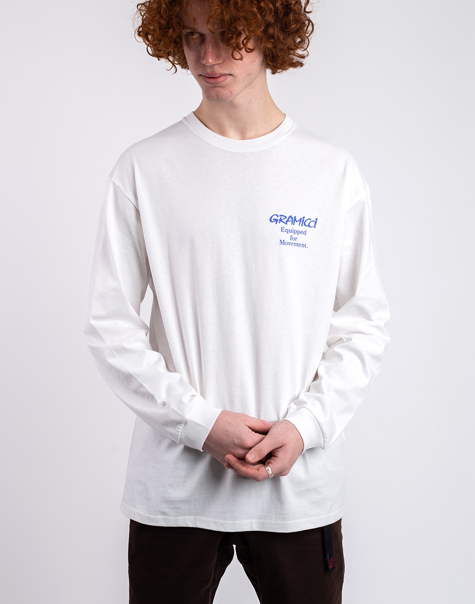 Gramicci Equipped L/S Tee WHITE M
