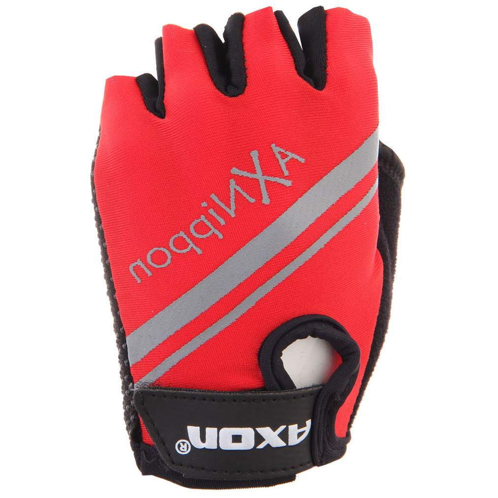 Dětské cyklistické rukavice Axon 204 Velikost dětských rukavic: 3XS / Barva: červená