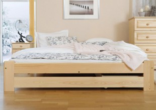 Eoshop Dřevěná postel Niwa 120x200 + rošt ZDARMA olše