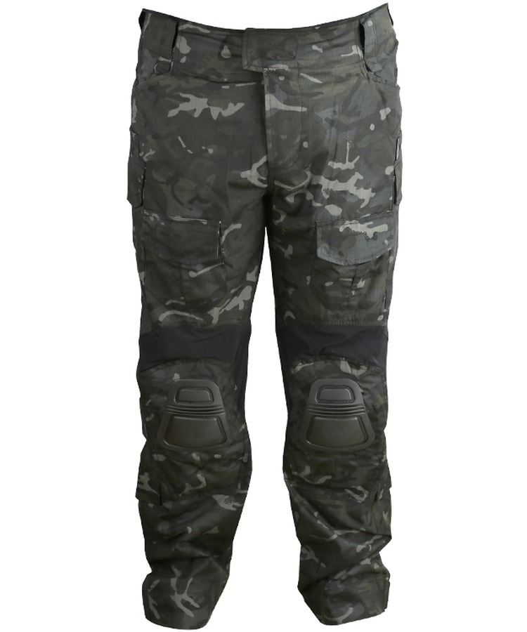 Kalhoty bojové s chrániči kolen Spec-ops Gen II. BTP Black MultiCam RipStop Kombat® Tactical Velikost: 3XLarge
