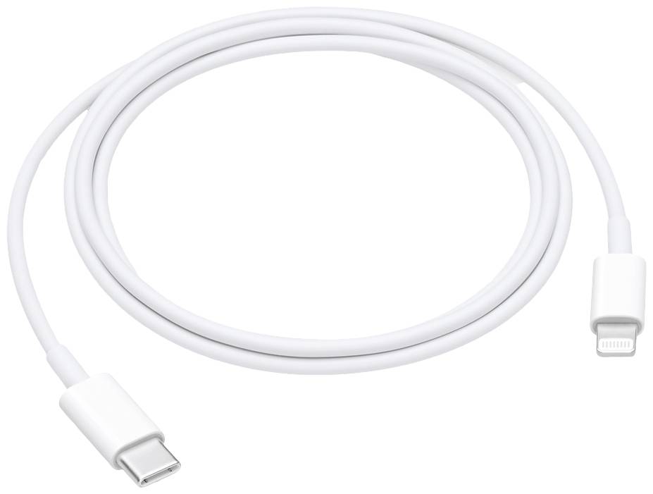Apple Apple iPad/iPhone/iPod kabel [1x USB-C® zástrčka - 1x Lightning] 1.00 m bílá