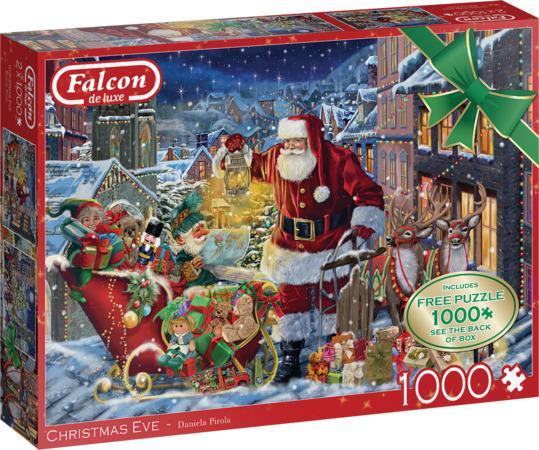 FALCON Puzzle Štědrý den 2x1000 dílků