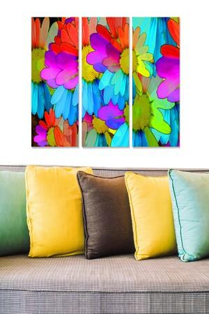Wallity Decorative MDF Painting (3 Pieces) MDF1251979 Multicolor