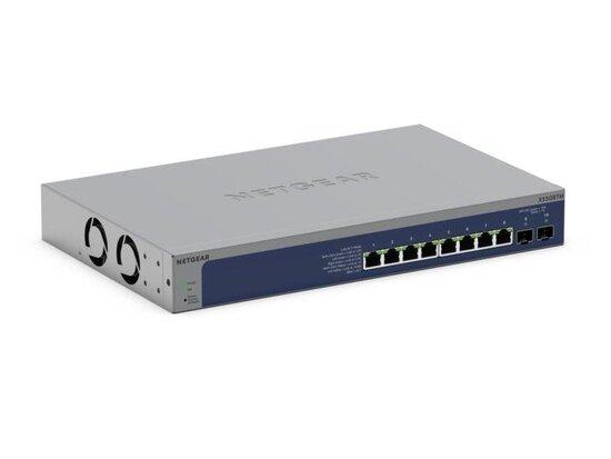 Netgear 8-Port 10G/Multi-Gigabit Ethernet Smart Switch with 2 10G SFP+ Ports  - XS508TM, XS508TM-100EUS