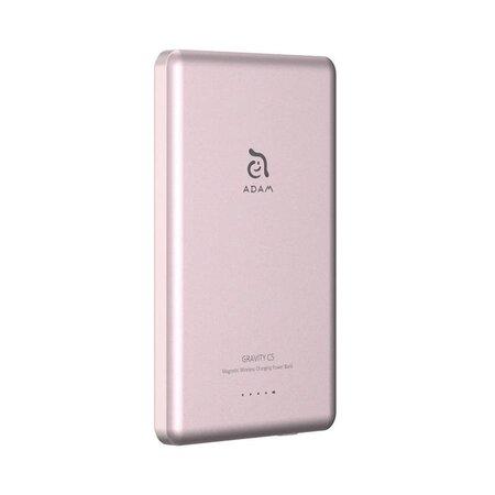 Adam Elements Magnetic Wireless Powerbank Gravity C5 5.000 mAh - Pink