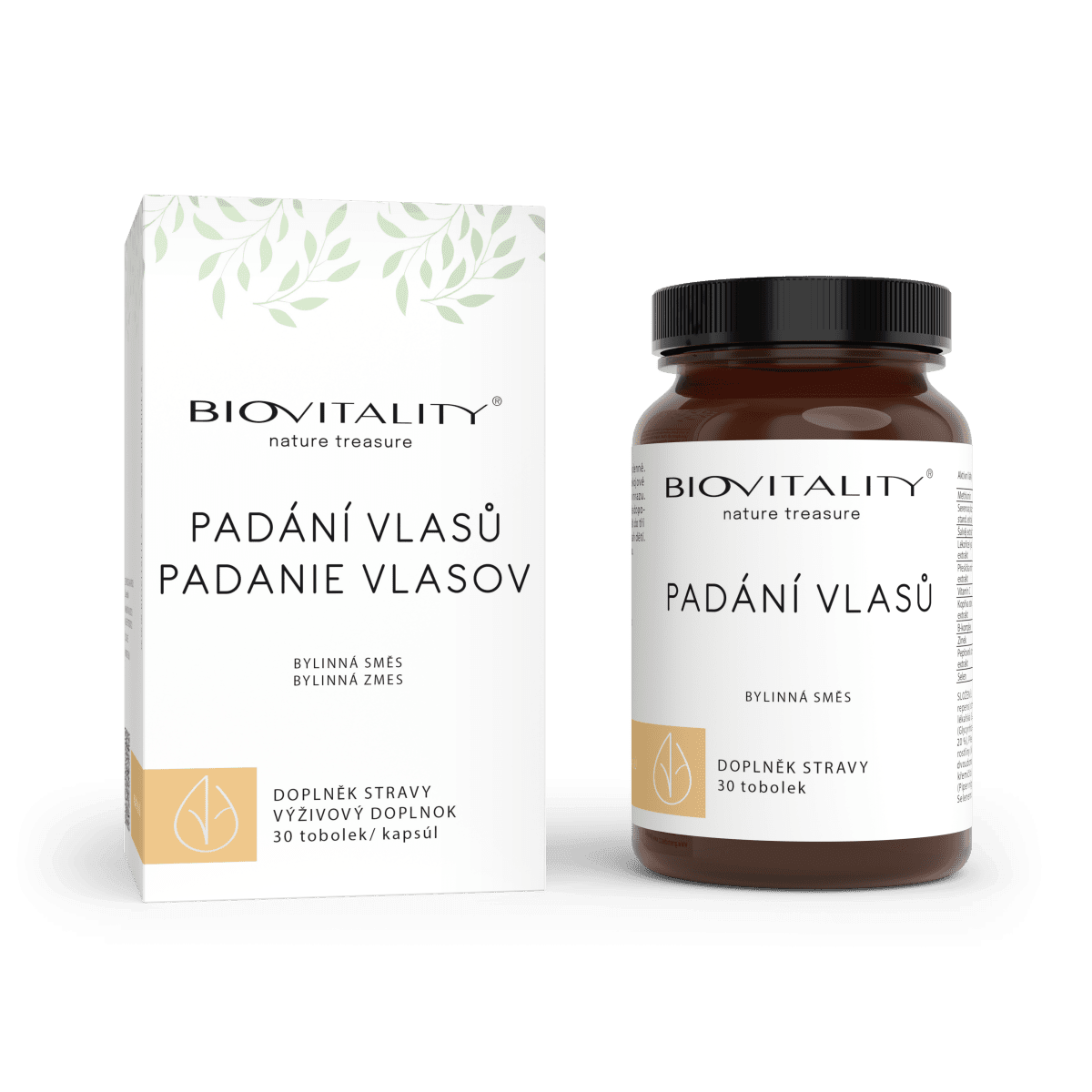 GREEN IDEA Padání vlasů - tobolky