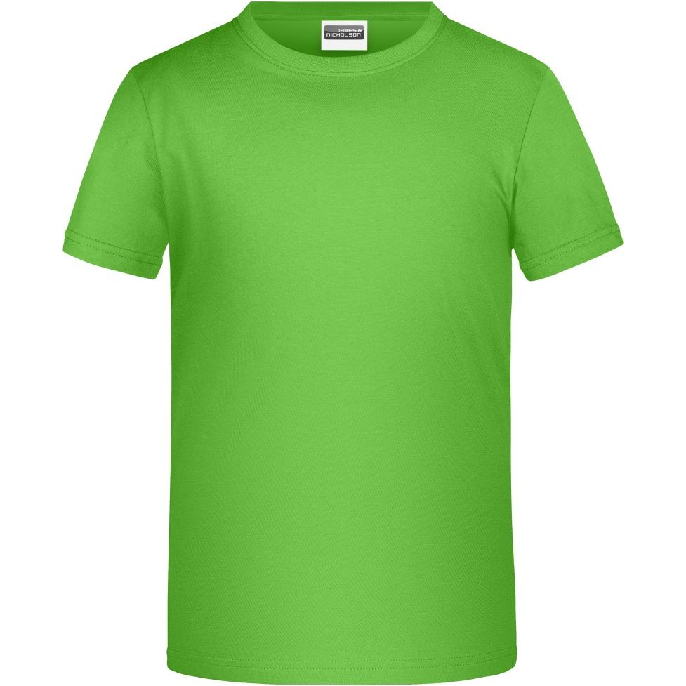 Dětské tričko krátký rukáv James & Nicholson - světle zelené, XS