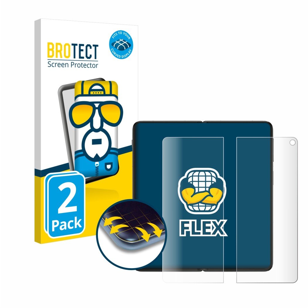 Ochranné fólie 2x BROTECT Flex Full-Cover Screen Protector for OnePlus Open (vnitřní displej)