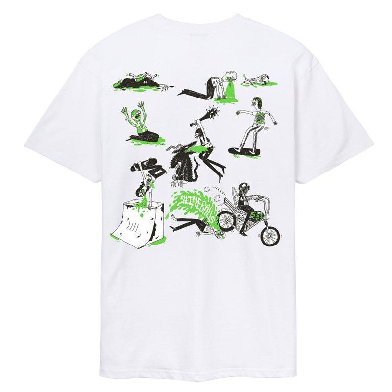 triko SANTA CRUZ - Scene Report T-Shirt White (WHITE) velikost: M