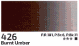 Akrylová barva Rosa 200ml – 426 burnt umber